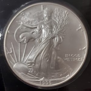 Etats Unis 1 Dollar / 1 Once Argent Liberty 1995.