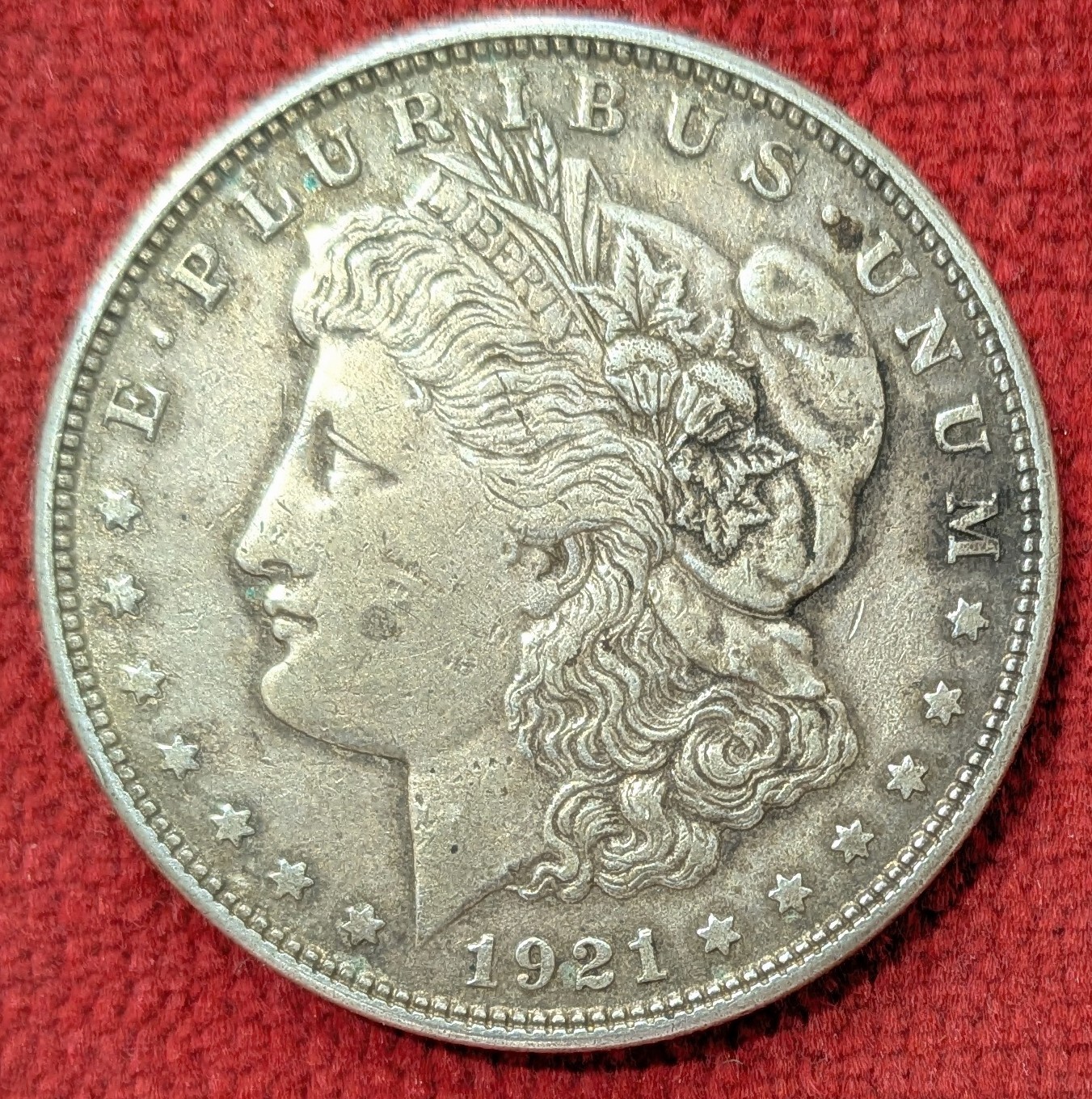 Etats Unis 1 Dollar Argent 1921 " S " . San Francisco.