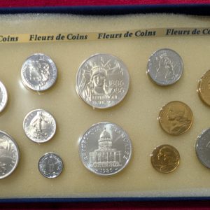 Coffret Francs 1986. FDC. Fleur de Coin