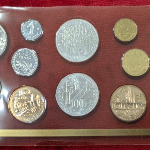 Coffret Francs 1985. FDC. Fleur de Coin.