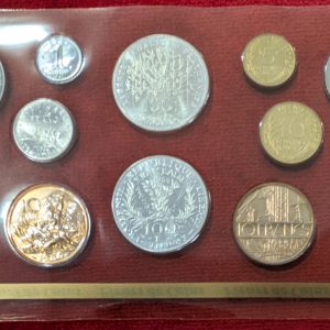 Coffret Francs 1984.FDC. Fleur de Coin.