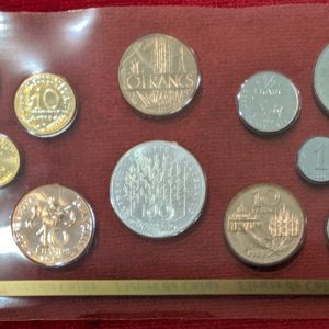Coffret Francs 1983.FDC. Fleur de Coin.