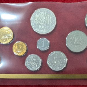 Coffret Francs 1982.FDC. Fleur de Coin.