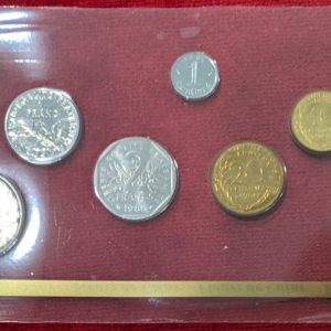 Coffret Francs 1981. FDC. Fleur de Coin.
