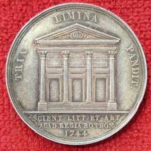 Jeton Argent Rouen 1844. Académie Royale Science , Lettres et Arts.