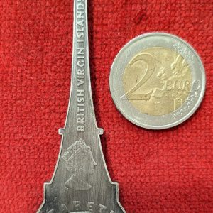 Iles Vierges Britanniques. 10 $ / 1 Once Argent 2014. Tour Eiffel.