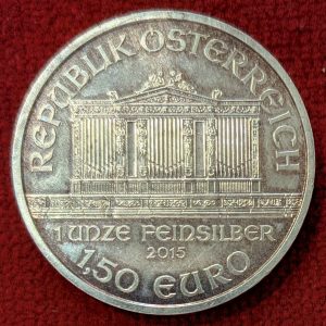 Autriche 1 Once Argent Philarmonique 2015.