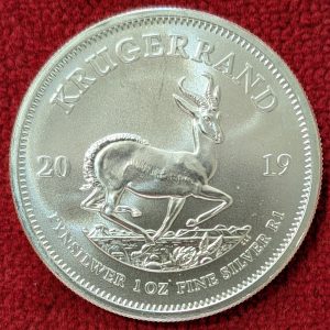 Afrique du Sud 1 Once Argent Krugerrand 2019.