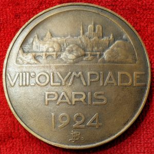 Médaille VIII ème Olympiade Paris 1924.