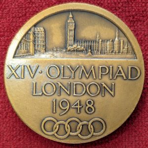 Médaille XIV ème Olympiade Londres 1948.