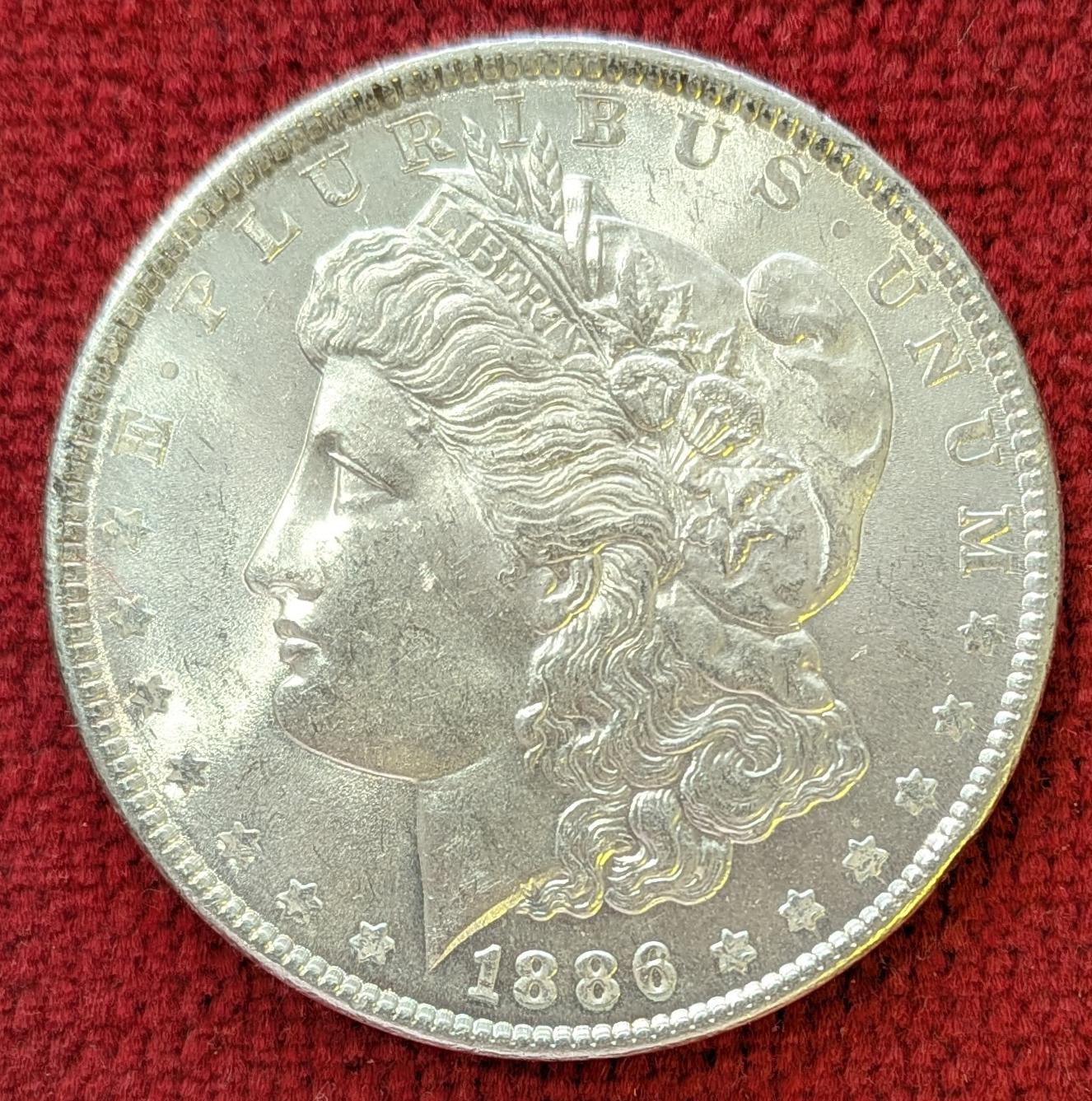 Etats Unis 1 Dollar Argent 1886.