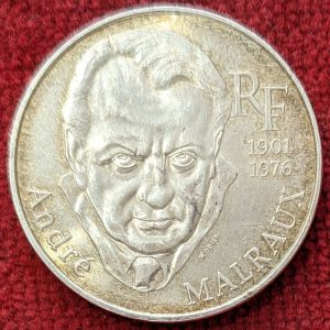 100 Francs Argent 1997 André Malraux.