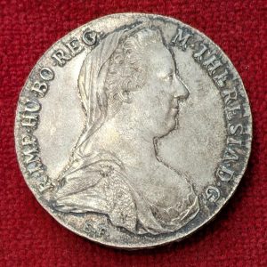 Autriche Thaler Argent Marie Thérèse 1780. Refrappe Moderne.