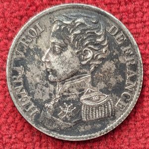 1 Franc Argent Henri V. 1831.